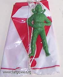 Paracaidista de 5 pesetas