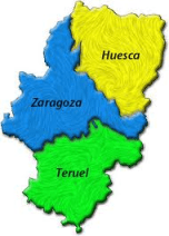 mapa de Aragón