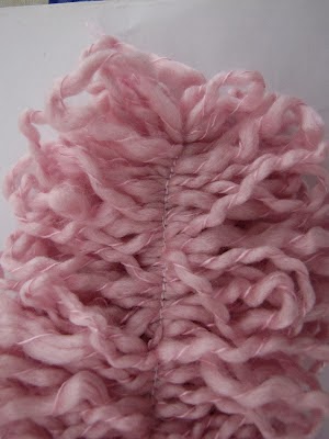 Bufanda de lana sin tejer