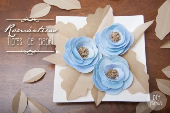 DIY: Románticas flores de papel