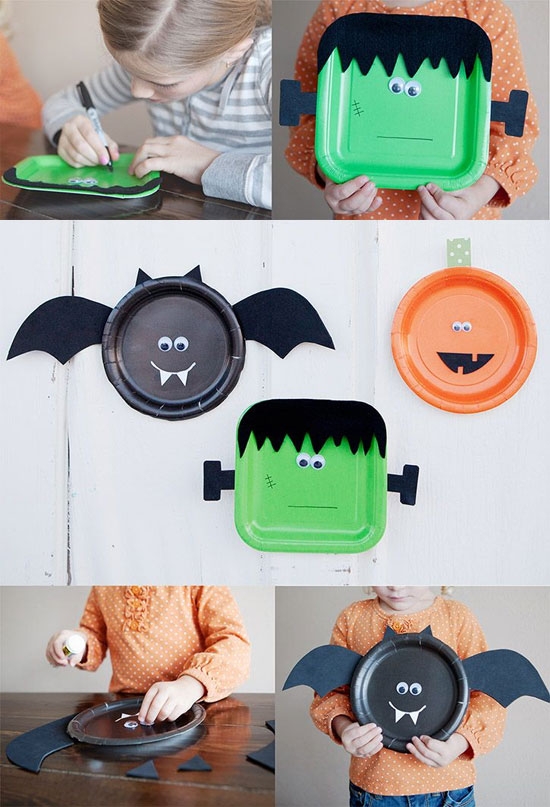 manualidades-Halloween-platos