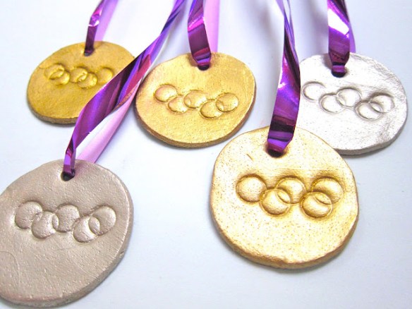 medallas de masa de sal