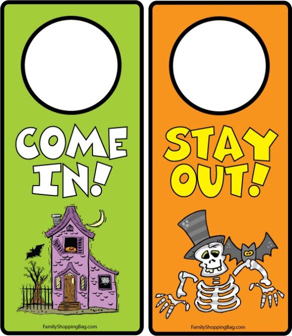 Plantillas Hallowen para PUertas