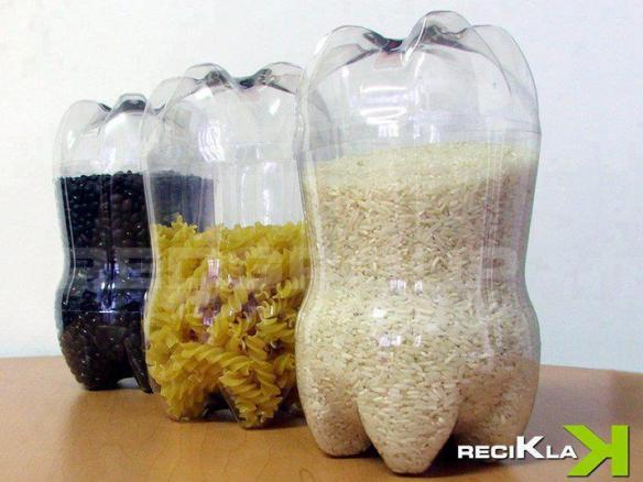 bOTES DE COCINA CON MATERIAL RECICLADO