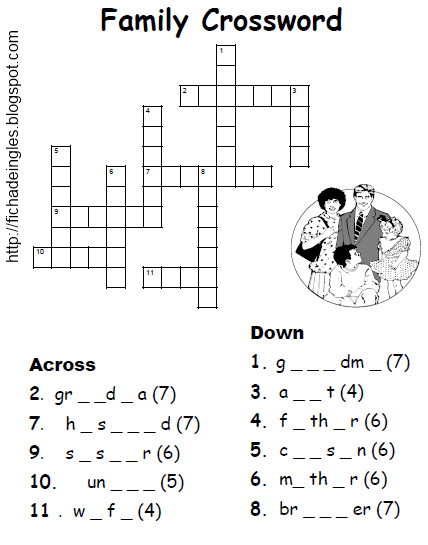 family crossword