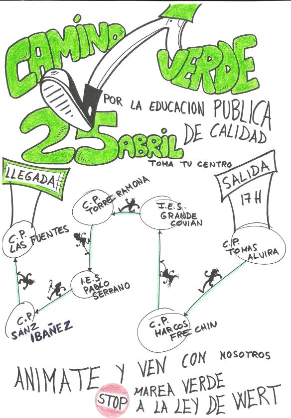 Dibujo Camino Verde 25 abril