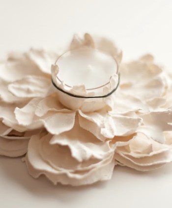 DIY: portavelas + flores