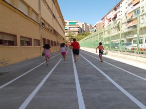 Nuevas pistas de atletismo del CEIP Marcos Frechín