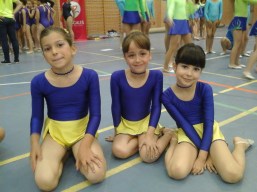 gimnastas exhibición