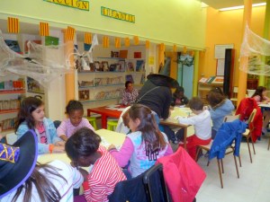 tarde en la biblioteca